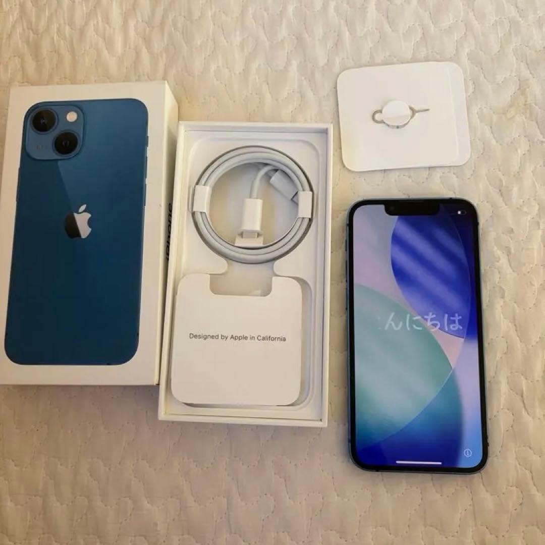 【即日発送】iPhone13mini 128GB SIMフリー BT100%