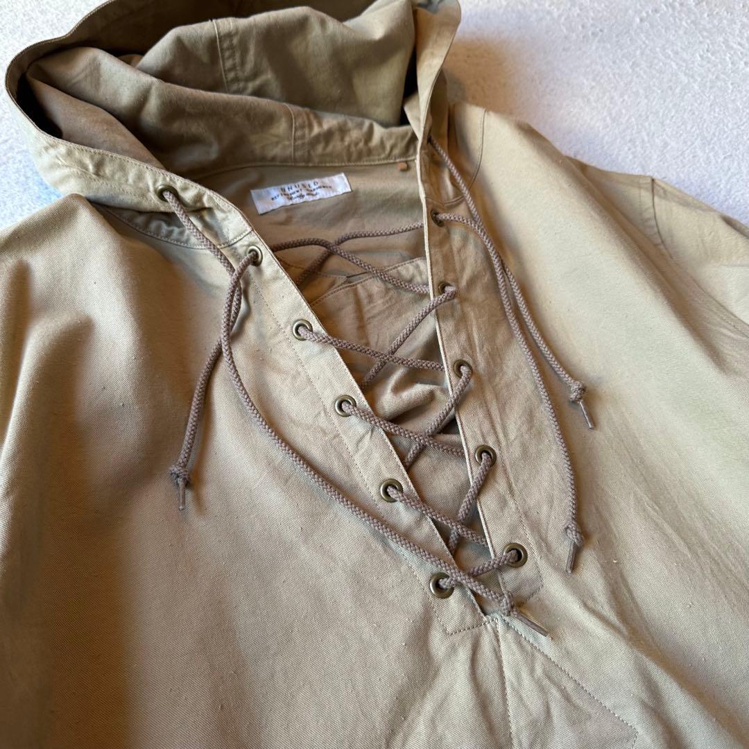 UNUSED ミリタリー アノラック レースアップ