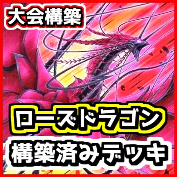 遊戯王 【本格構築‼️】ローズドラゴン 構築済みデッキ‼️