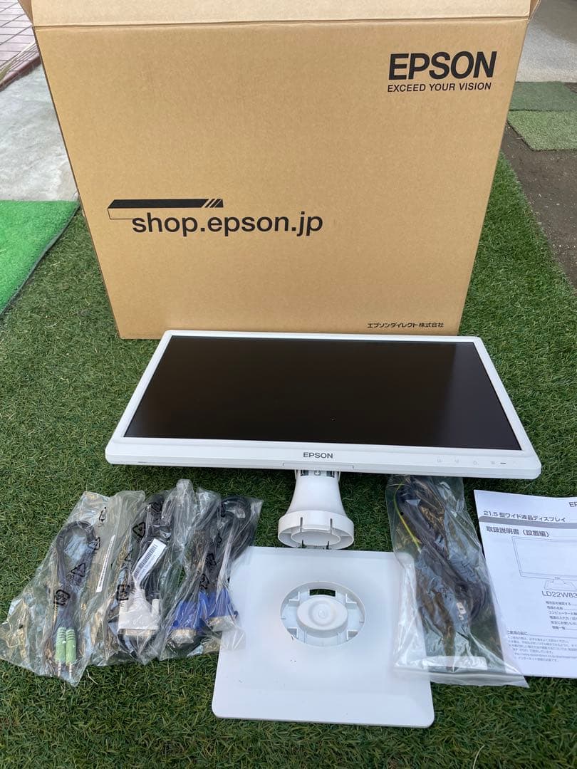 【メルセ】EPSON ホワイトモニター 21.5ワイドTFT