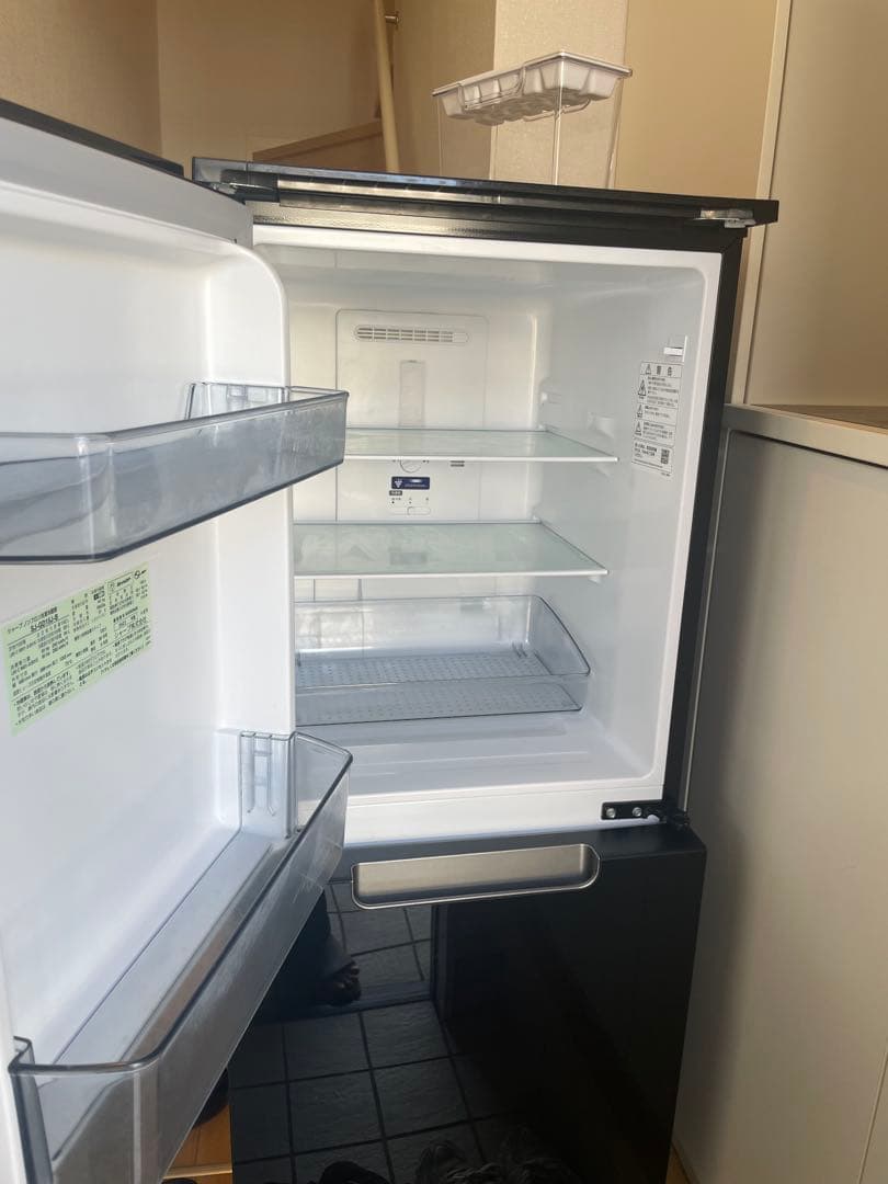 SHARP 2ドア冷蔵庫　SJ-GD15J-B 2023年製