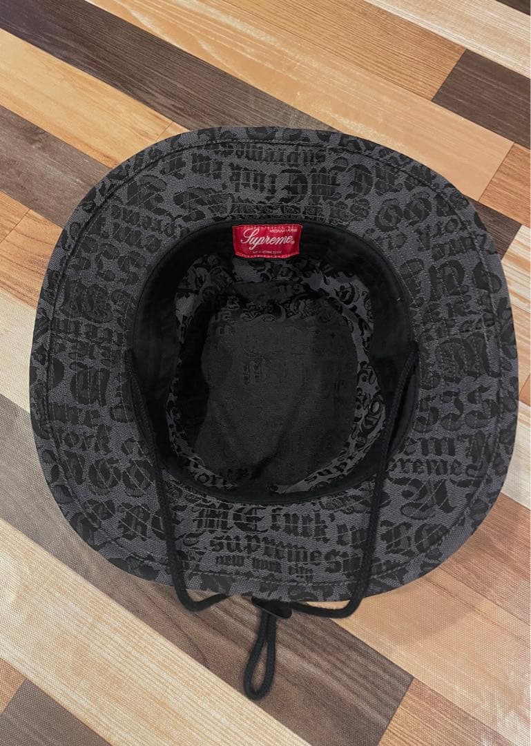 Supreme バケットハット 美品 黒