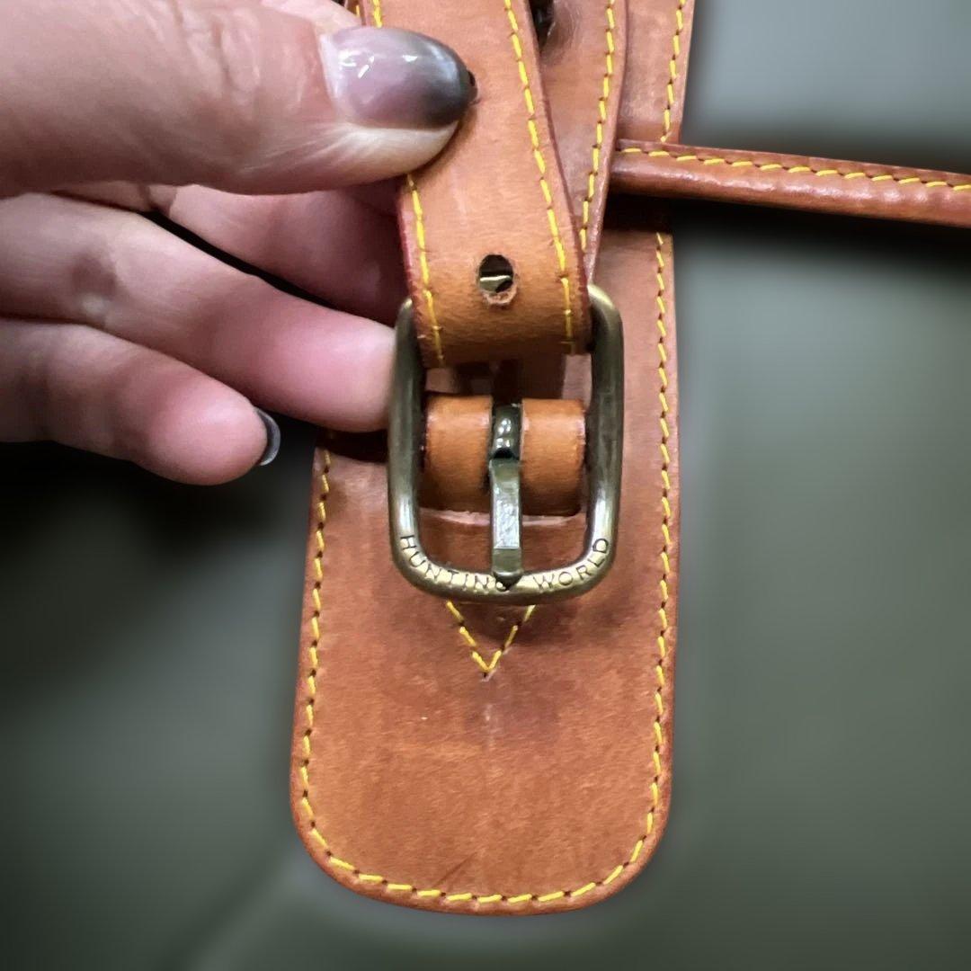 n*r様 66 超美品 ハンティングワールド ショルダーバッグ