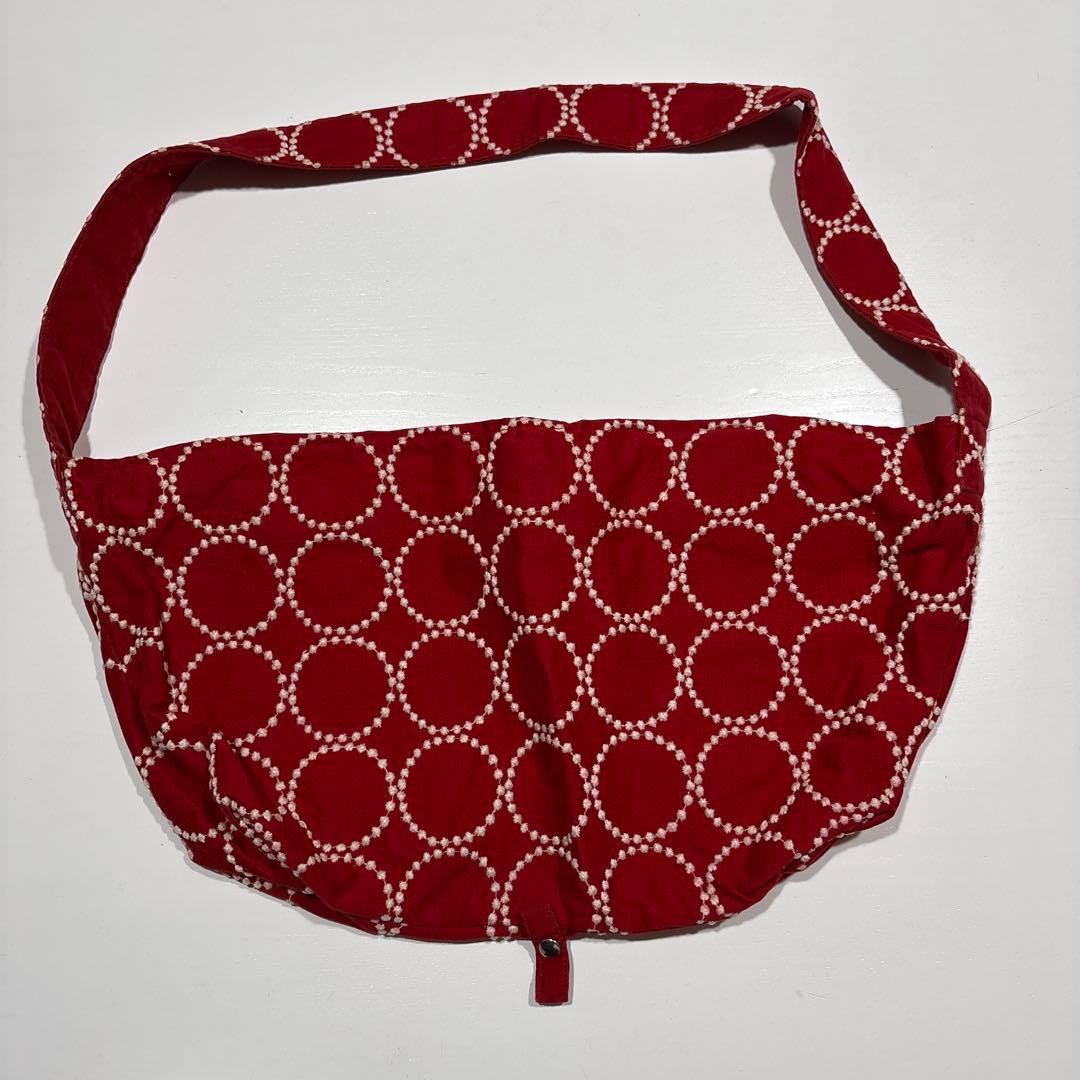 ミナペルホネン ショルダーバッグ タンバリン 赤