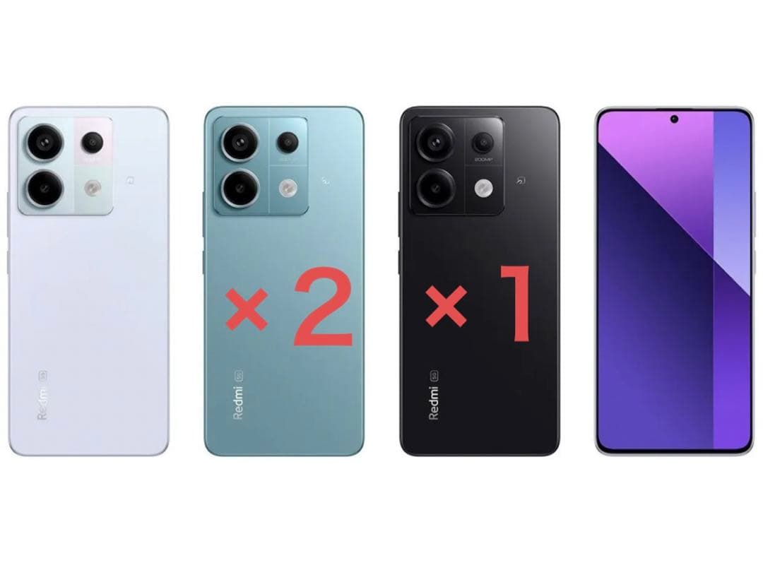 Redmi Note 13 Pro 5G ×3台XIG05 バラ売可　256GB