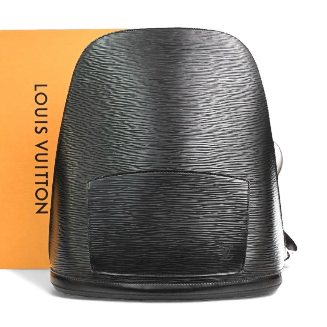 【極美品】ルイヴィトン　エピ　リュックサック　ブラック　黒　レザー　トートバッグ