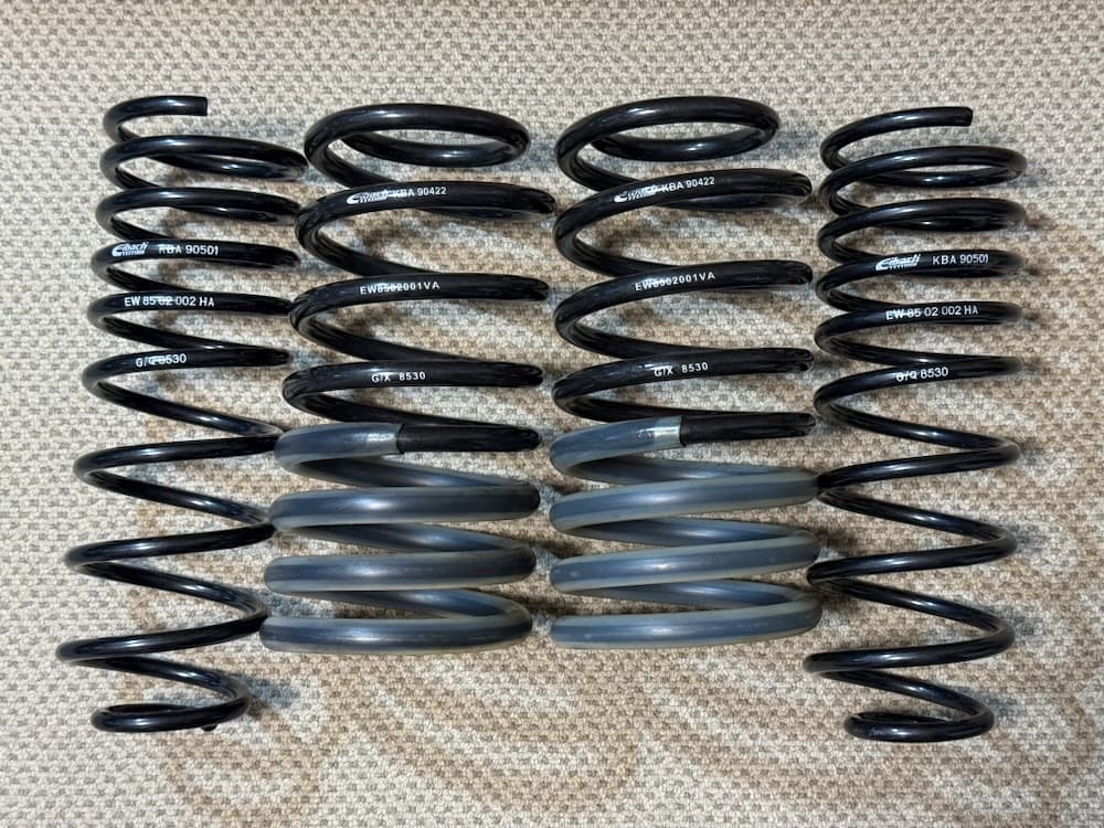 アイバッハのVWゴルフ２用ダウンサススプリングPRO-KIT美品