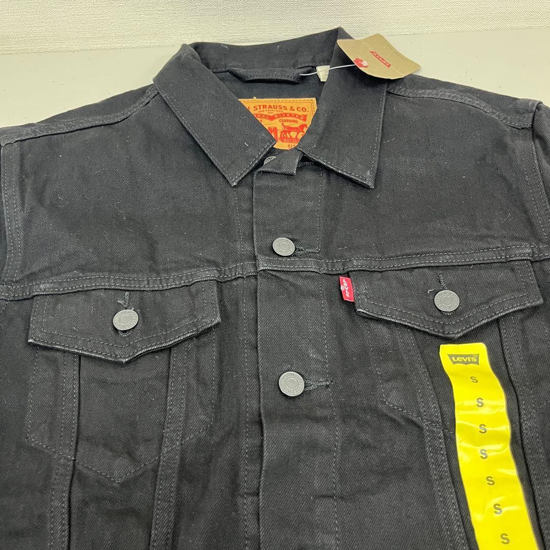 Levi’s デニムジャケット ブラック JP/M トラッカージャケット ⑦