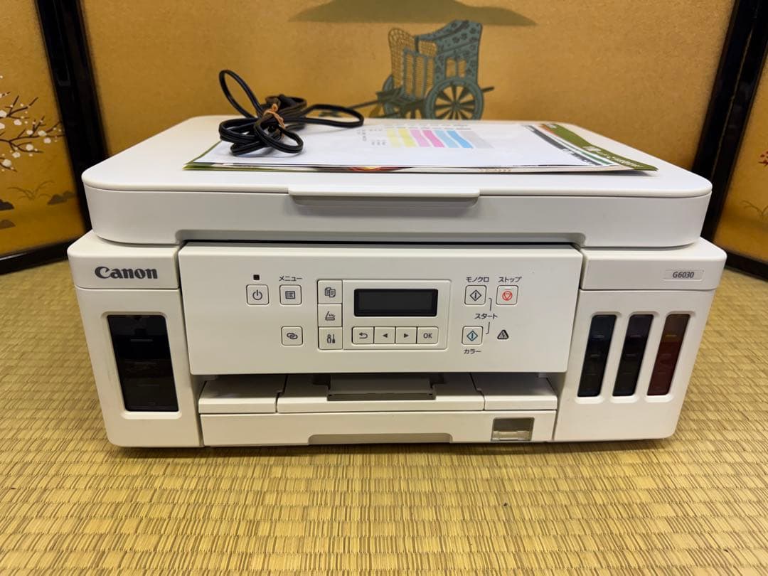 美品　Canon キャノン　インクジェットプリンター　G6030 印刷枚数78