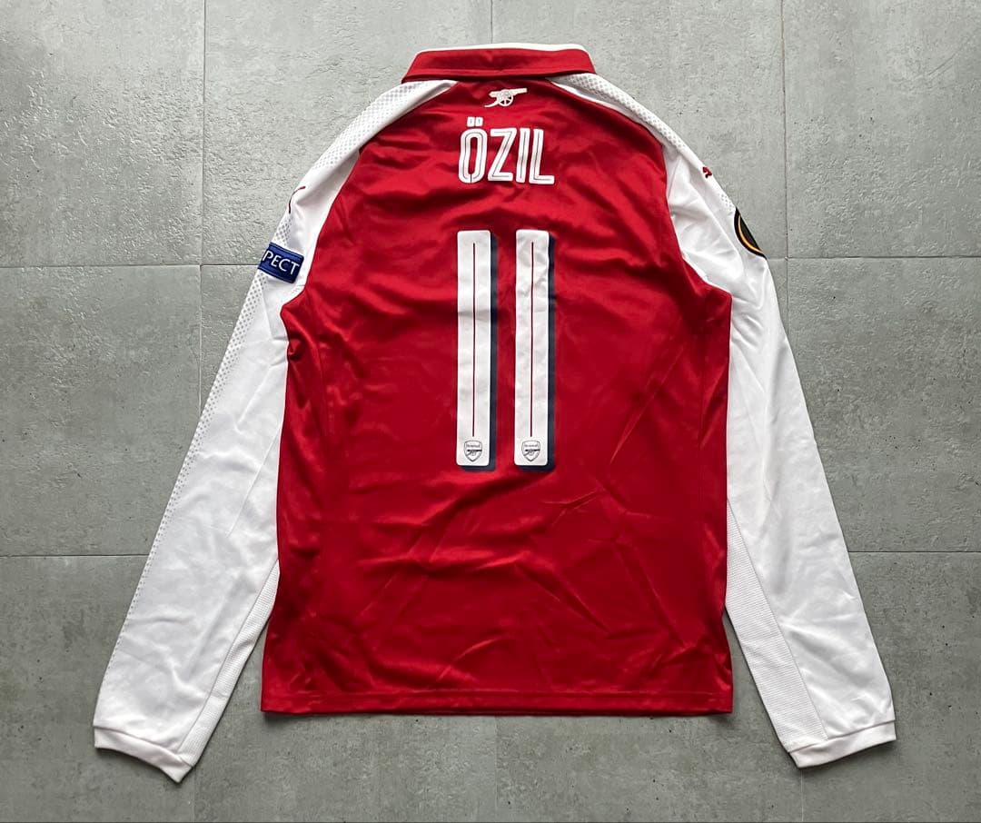 16-17 メストエジル　アーセナル　プーマ　長袖ホームユニフォーム