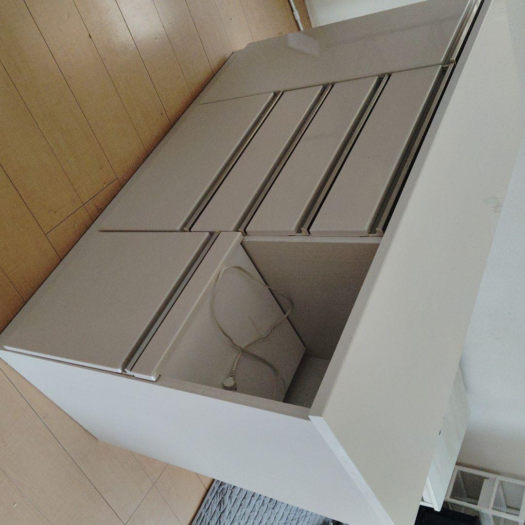 ホワイト 引き出し式 食器棚 幅140cm