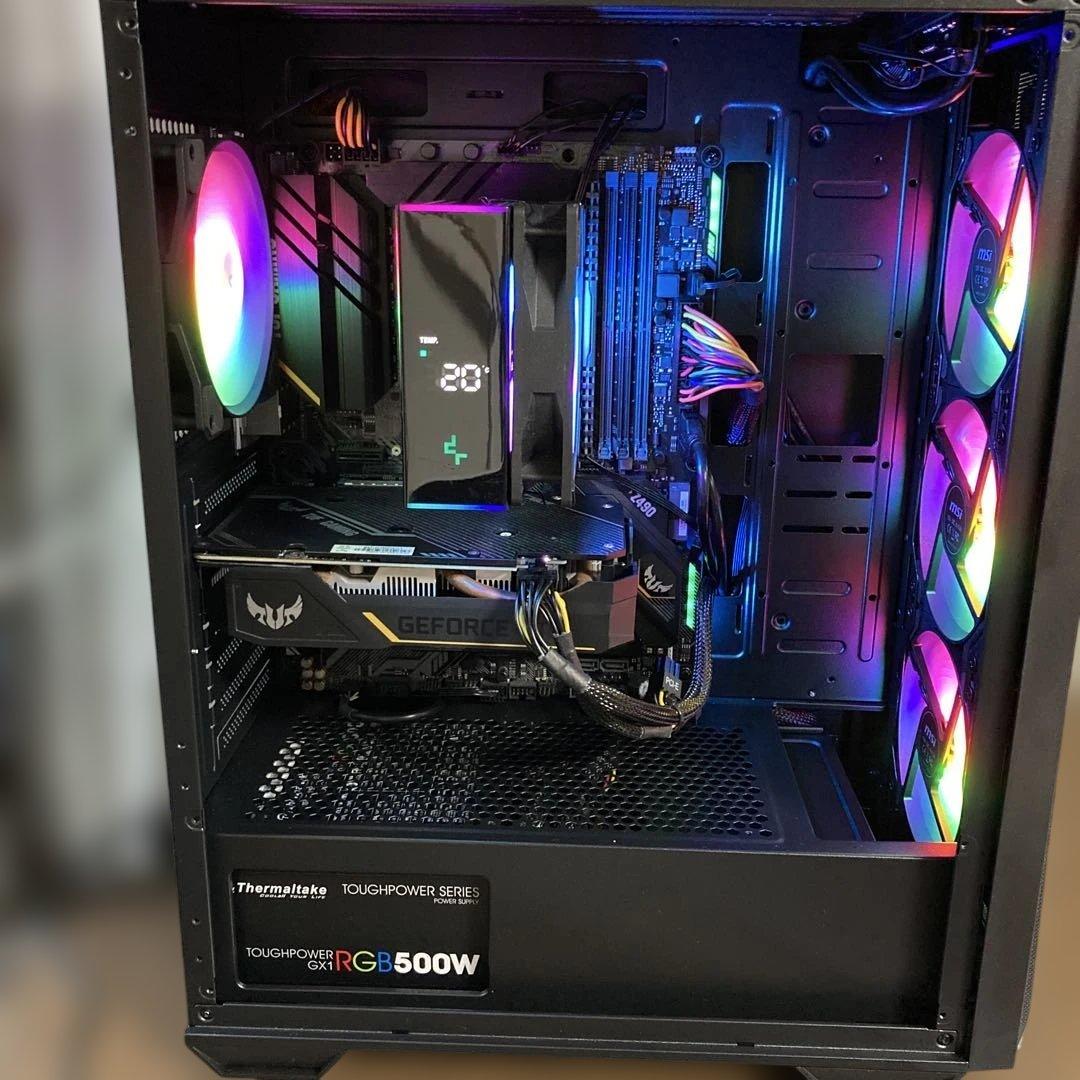 ASUS TUF GAMING Z490-PLUSデスクトップPC（新品ケース）