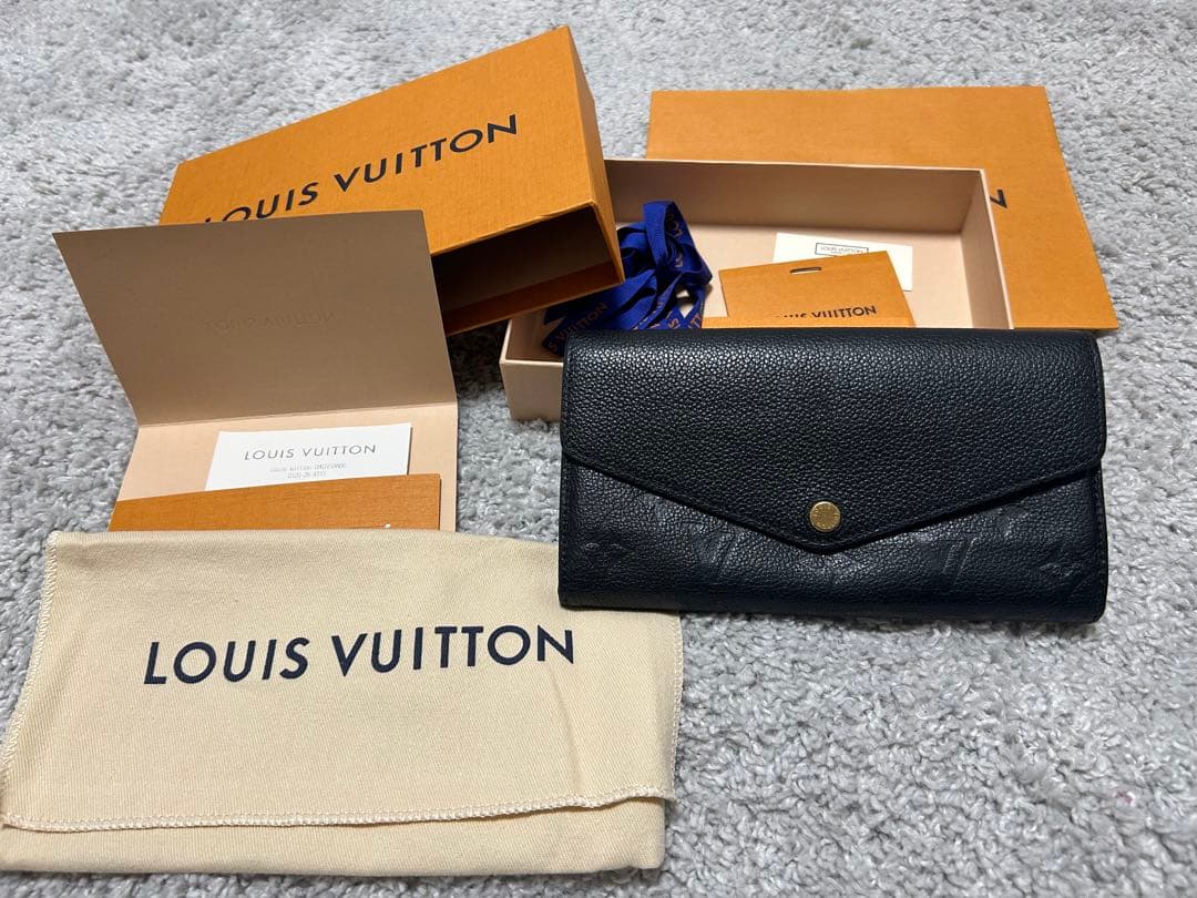LOUIS VUITTON アンプラント　ポルトフォイユ・サラ　長財布