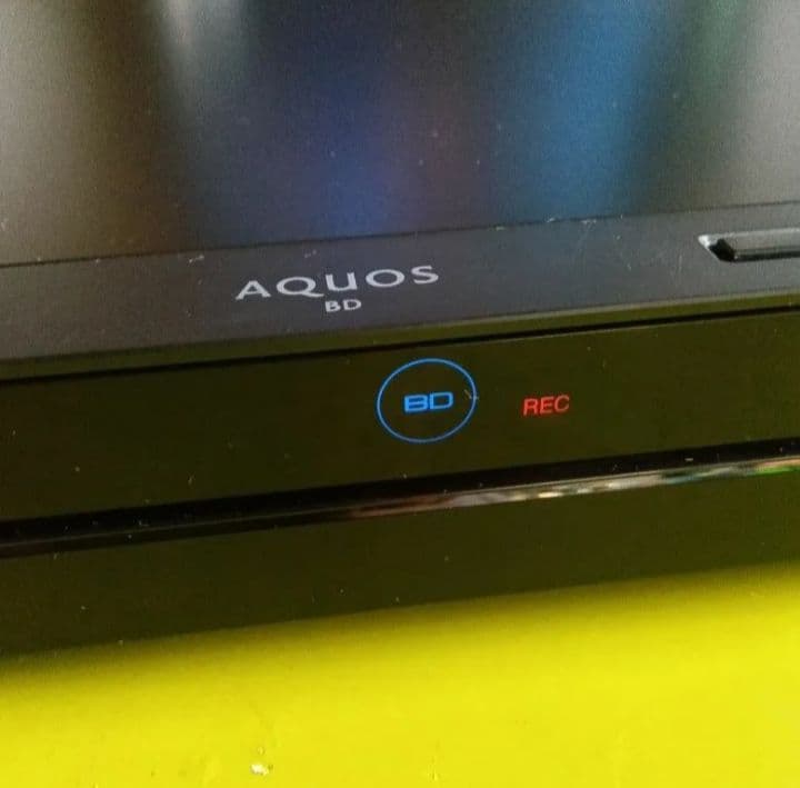SHARP AQUOSブルーレイ　BD-NW520 HDD新品交換 NO.2