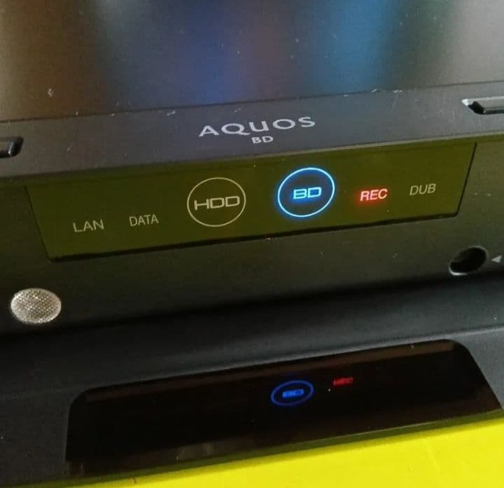 SHARP AQUOSブルーレイ　BD-NW520 HDD新品交換 NO.2