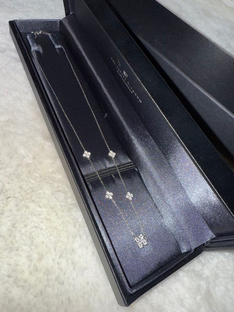 【美品】 ダイヤネックレス　総ダイヤ1.1キャラット