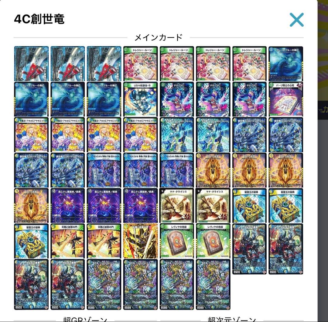 4c創世竜　デッキ　＆　改造パーツ