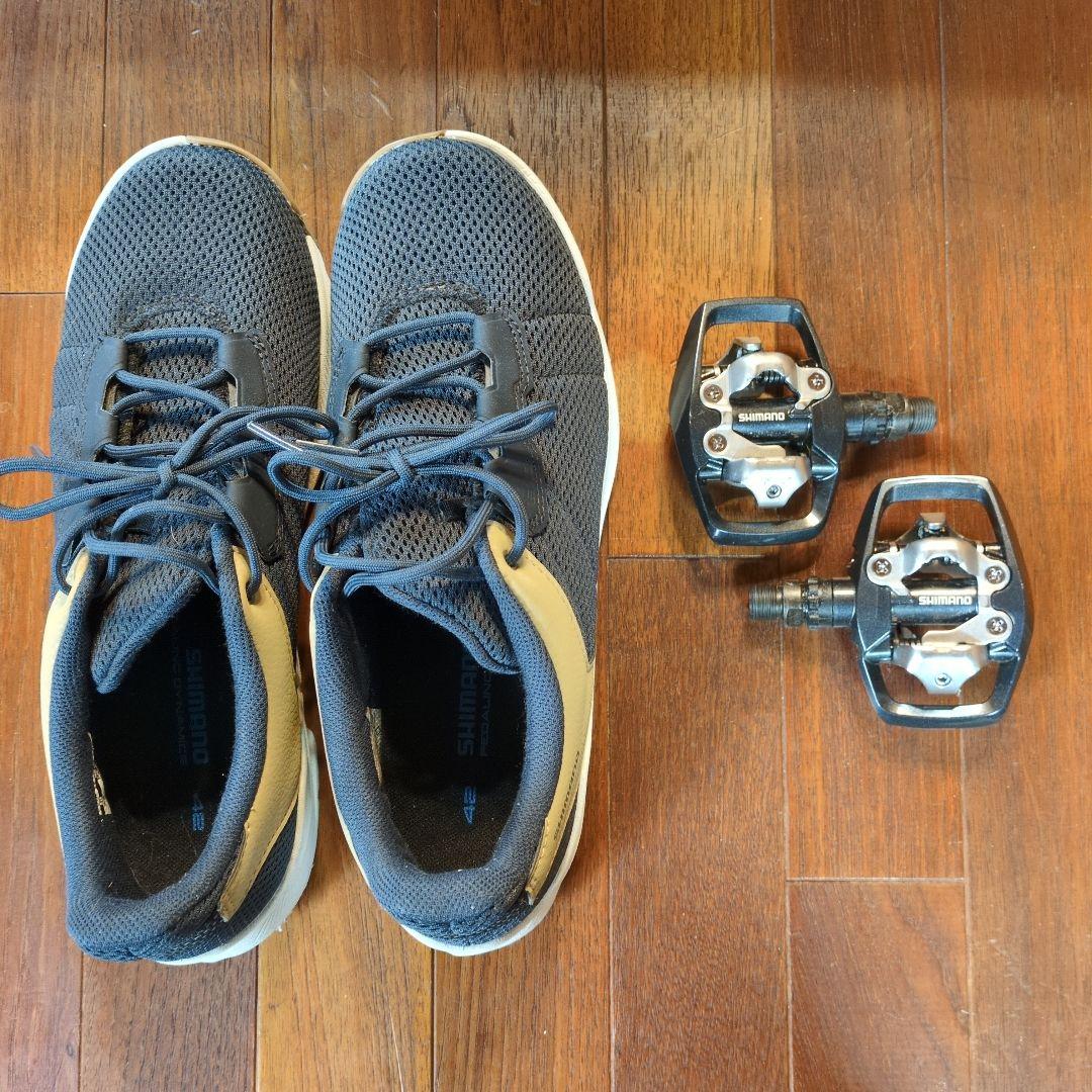 シマノ　spdペダル、spdシューズ