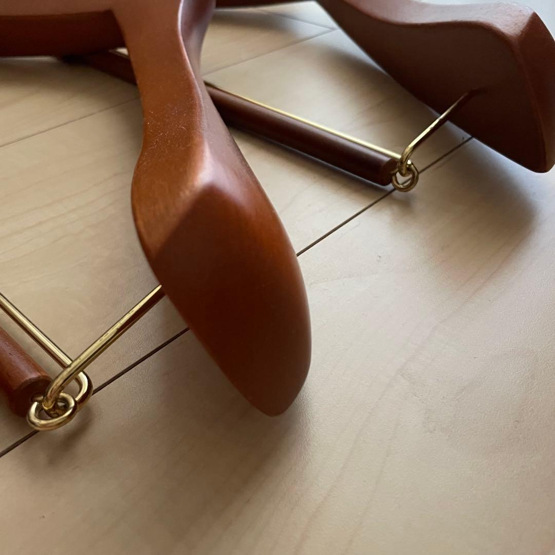 【非売品】ポロラルフローレン　スーツ/ジャケット　木製ハンガー　2本セット