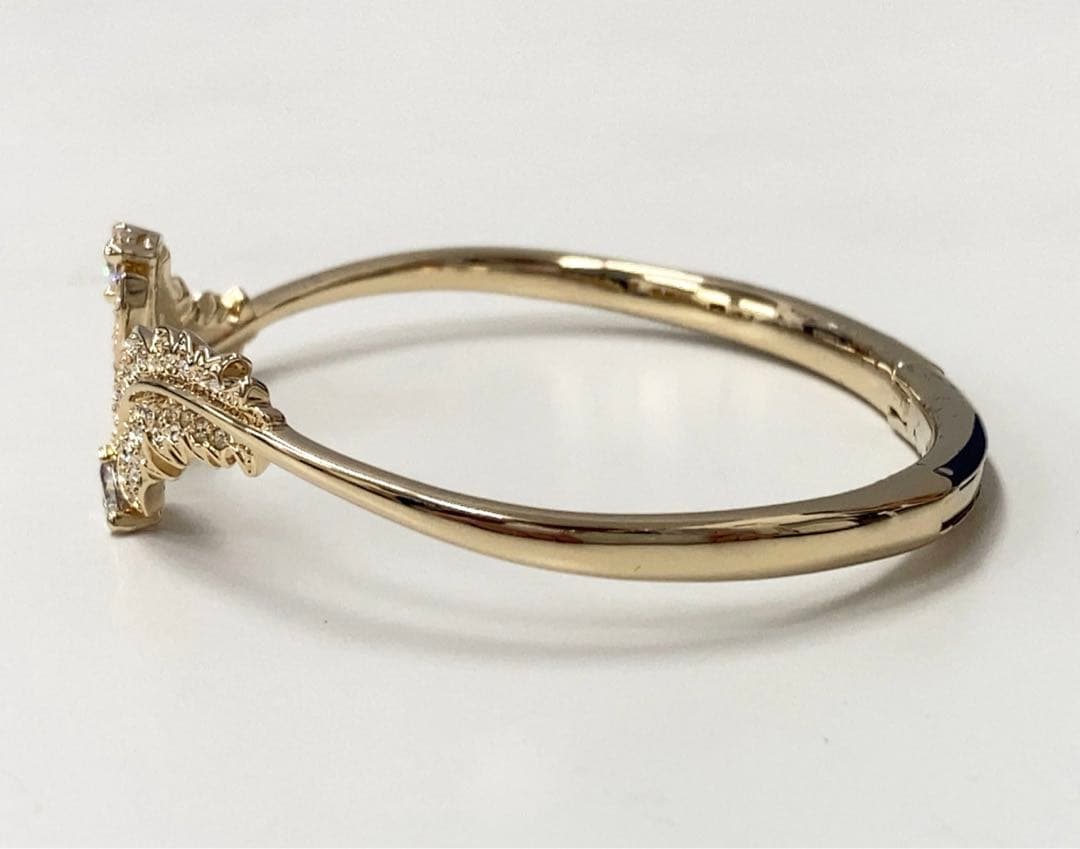 SWAROVSKI NICE羽根モチーフ　バングル