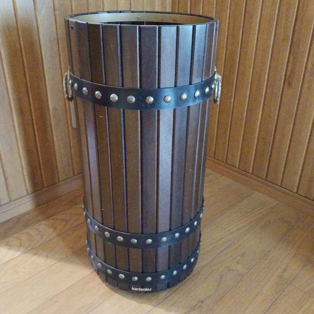 karimoku 木製傘立て ダークブラウン