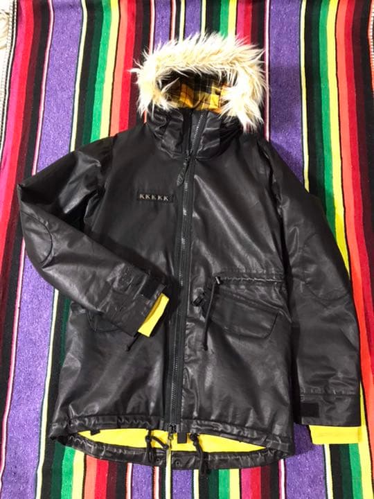 BURTON バートン レディース スノーボードジャケット ファー ブラック