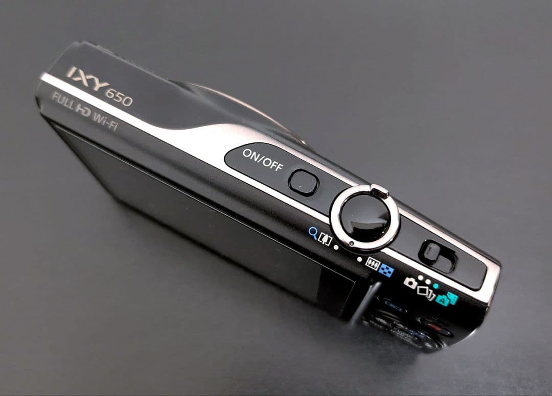 ＊美品＊Canon IXY650 Black_デジタルカメラ_充電器充電池付き