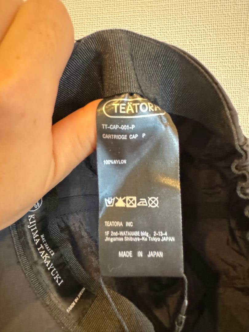 【完全新品】TEATORA CARTRIDGE CAP