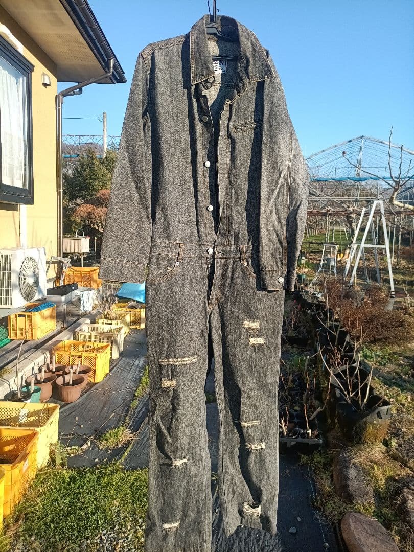 M＆M　つなぎ　ダメージ　オールインワン　キムタク