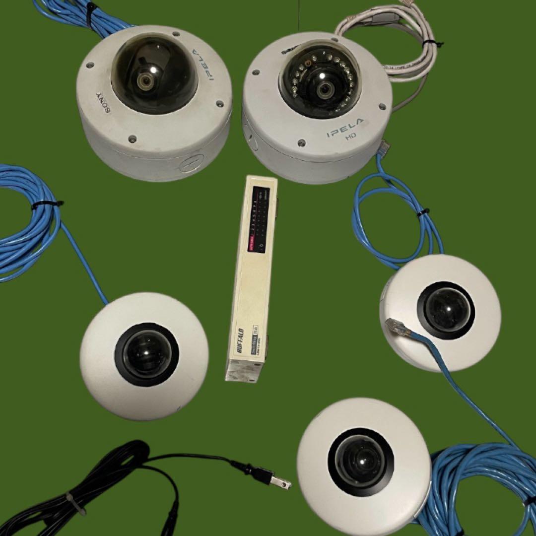 ソニーとキヤノンのドームカメラ