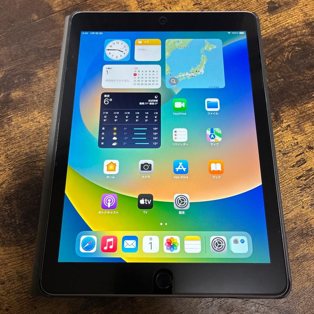 iPad 第5世代 Wi-Fiモデル 32GB スペースグレー 動画視聴に