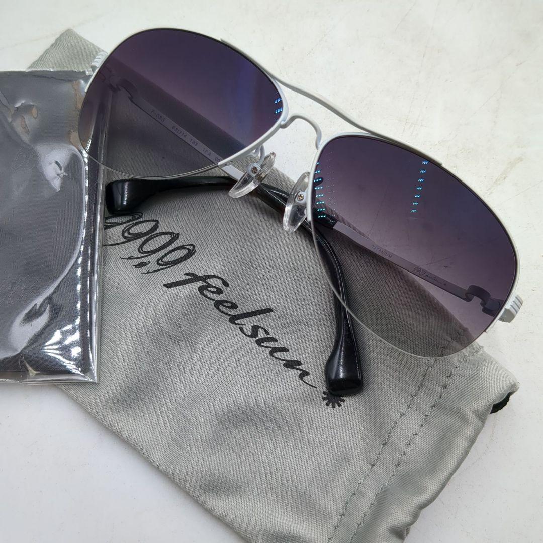 999.9 titanium　サングラス　f-03S