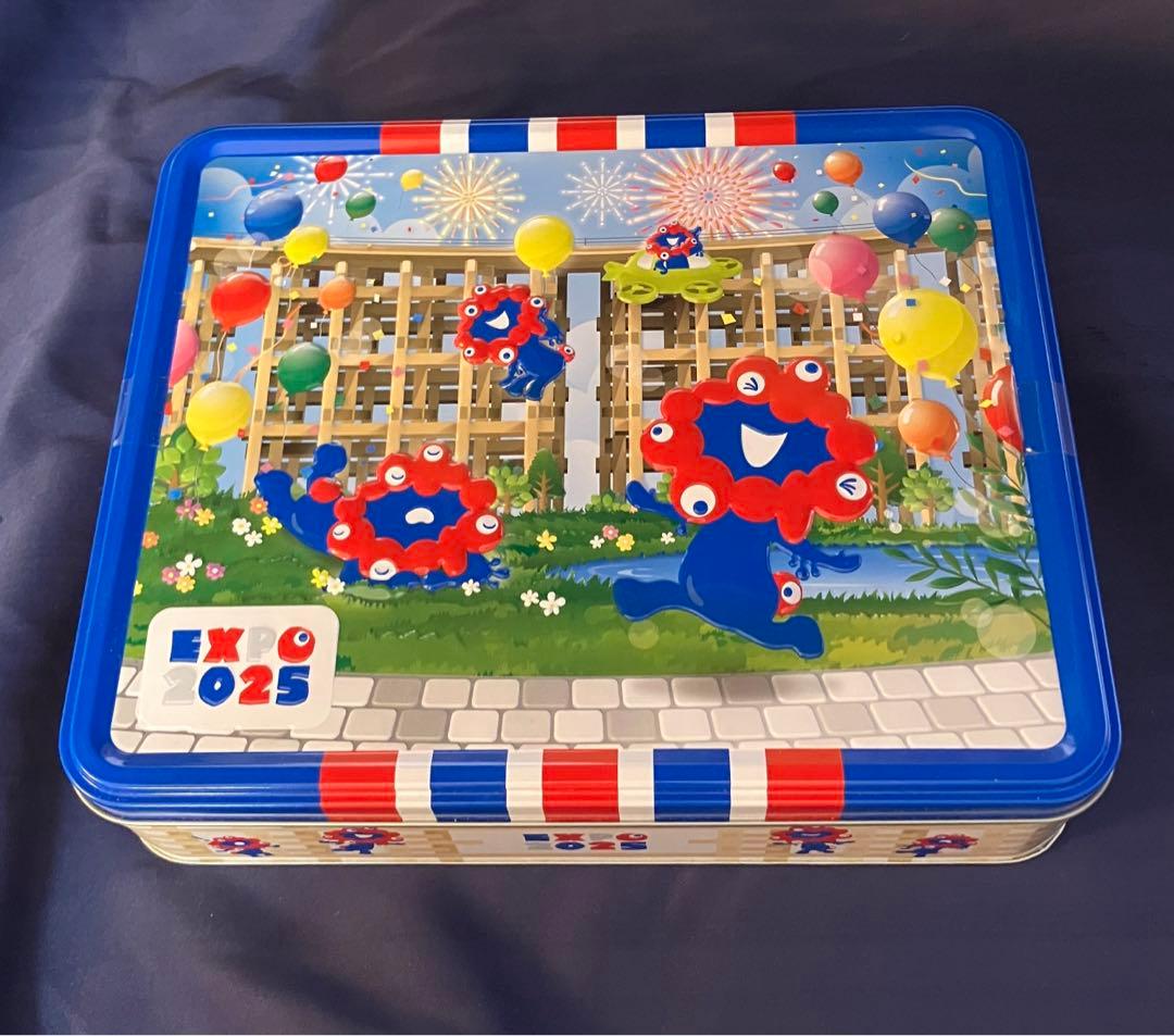 関西大阪万博限定　エキスポ ミャクミャク　スイーツ　アソート缶クッキー缶2025