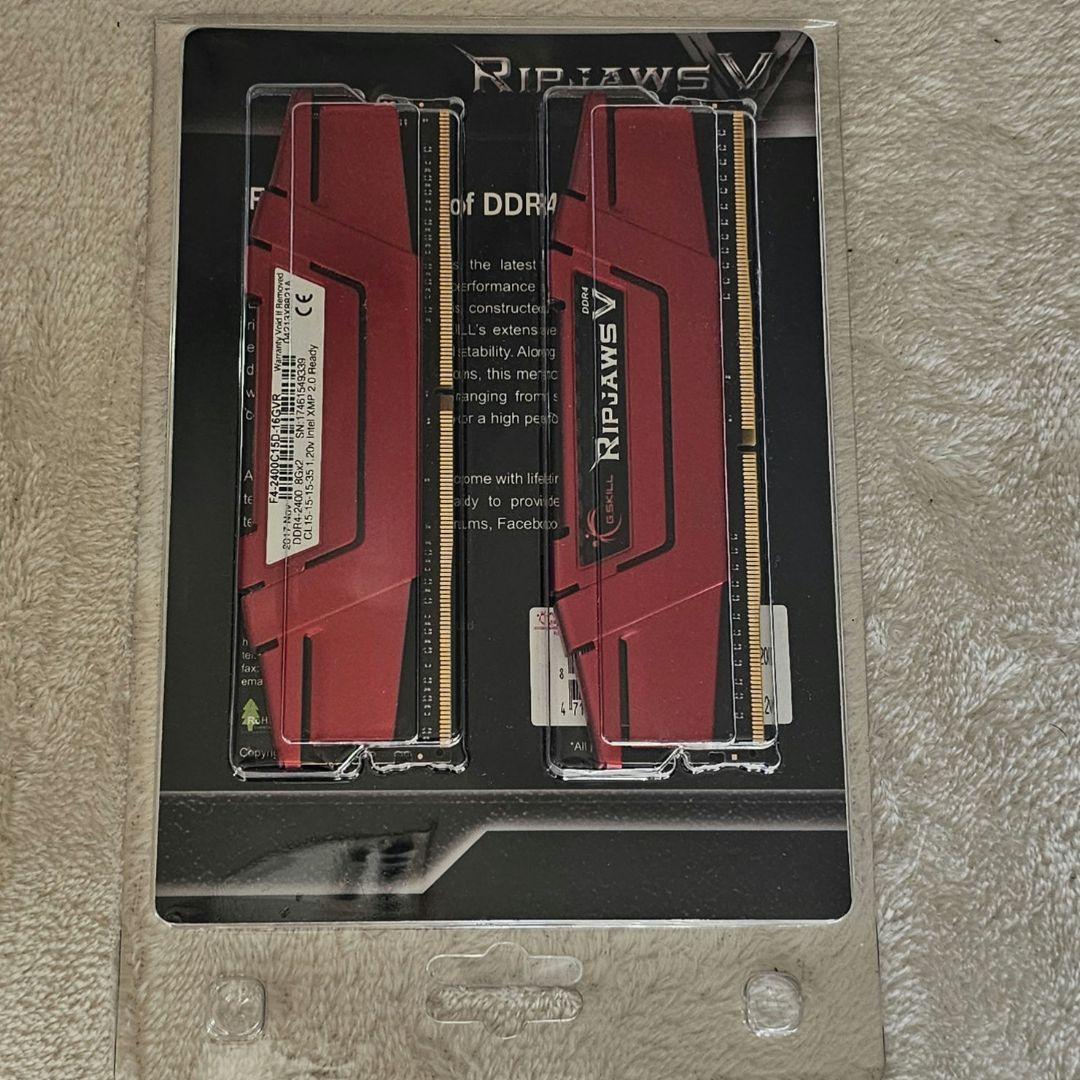 メモリー G.SKILL RIPJAWS V DDR4 2400MHz