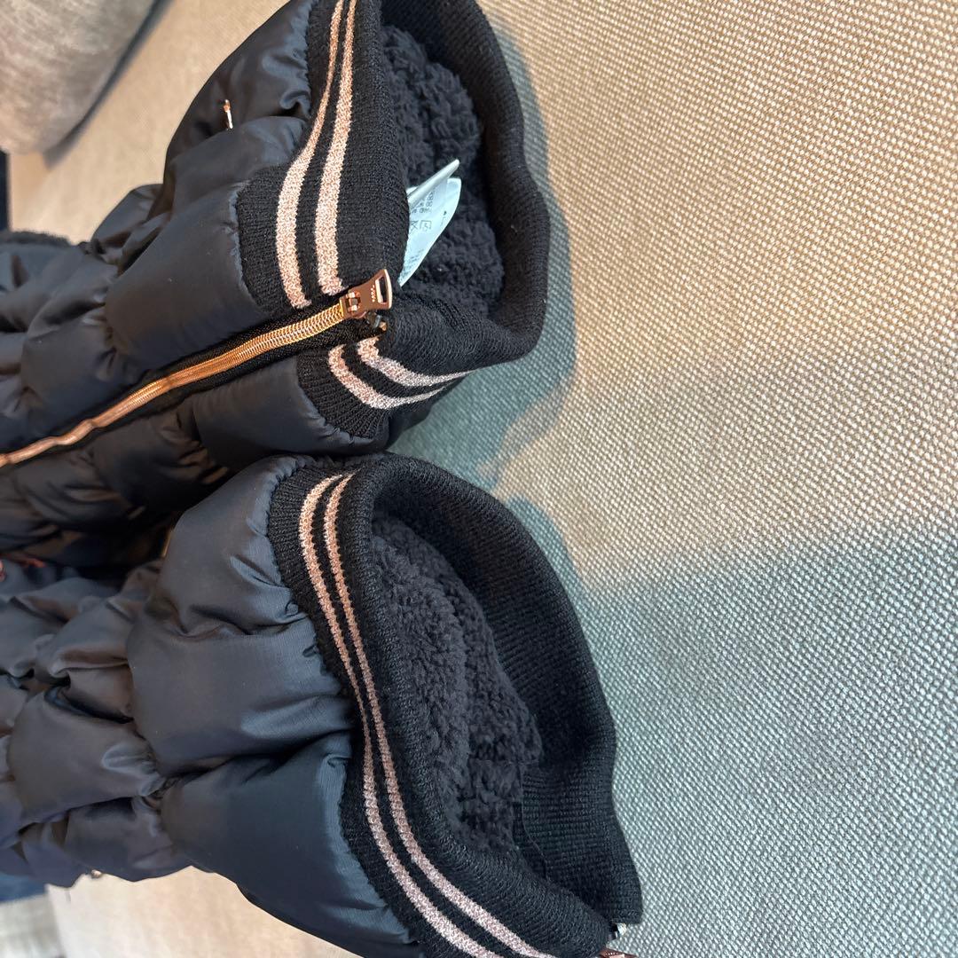 MARK&LONA ブラックダウンスタイル レッグウォーマー極美品‼️