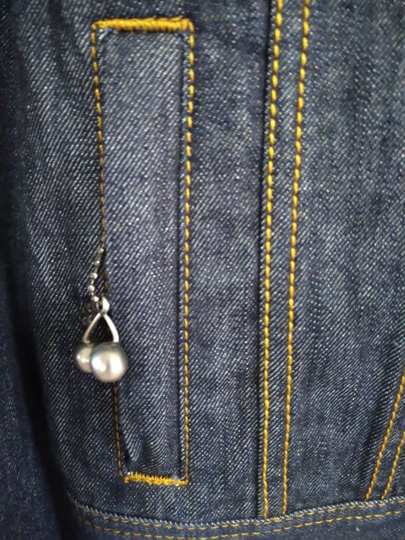 Coach コーチ　Gジャン　デニムジャケット　さくらんぼ　花