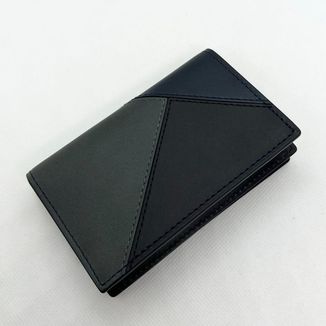 【新品未使用】タケオキクチ ブロッキング アンティーク カードケース（名刺入れ）