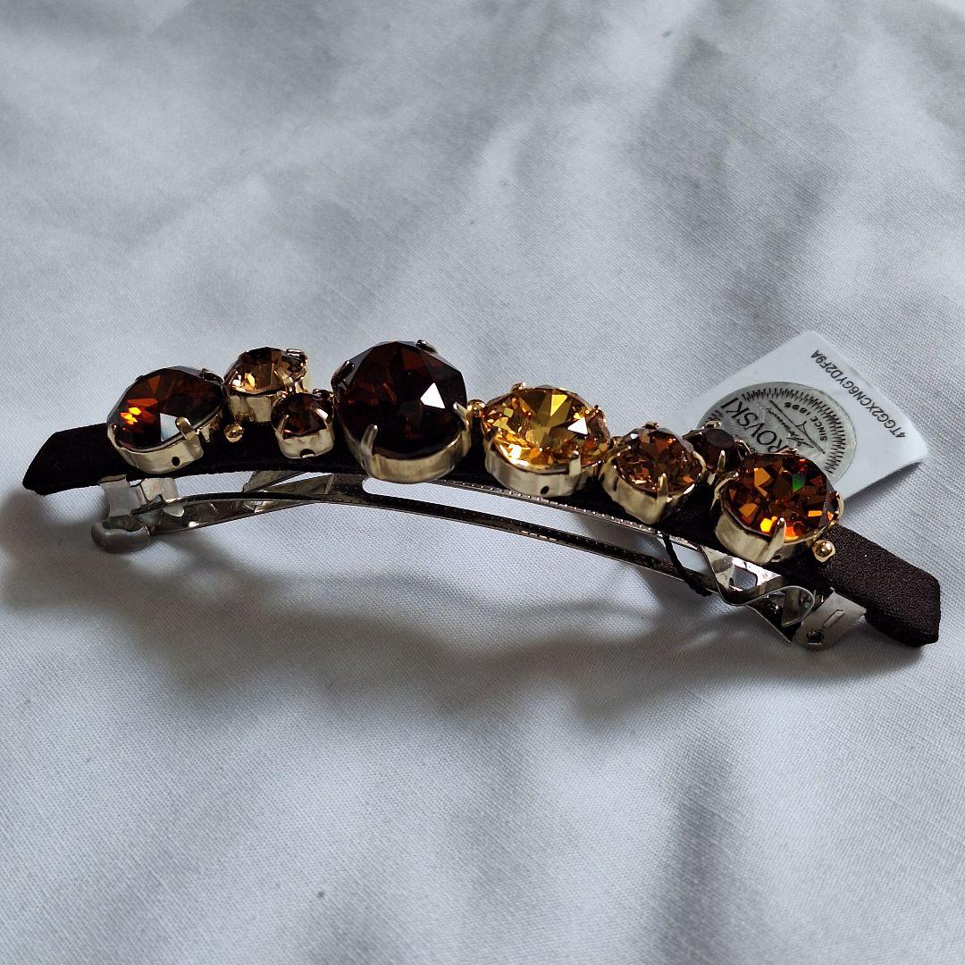 【新品 未使用】Complex bizコンプレックスビズ バレッタ　ブラウン