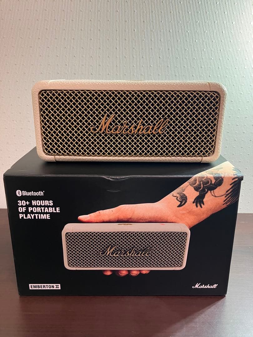 Marshall Emberton II ワイヤレススピーカー - cream