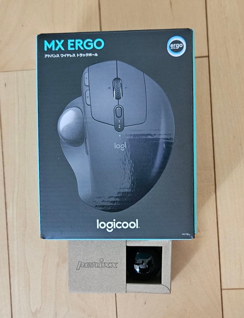 logicool MX ERGO 交換用トラックボール付き