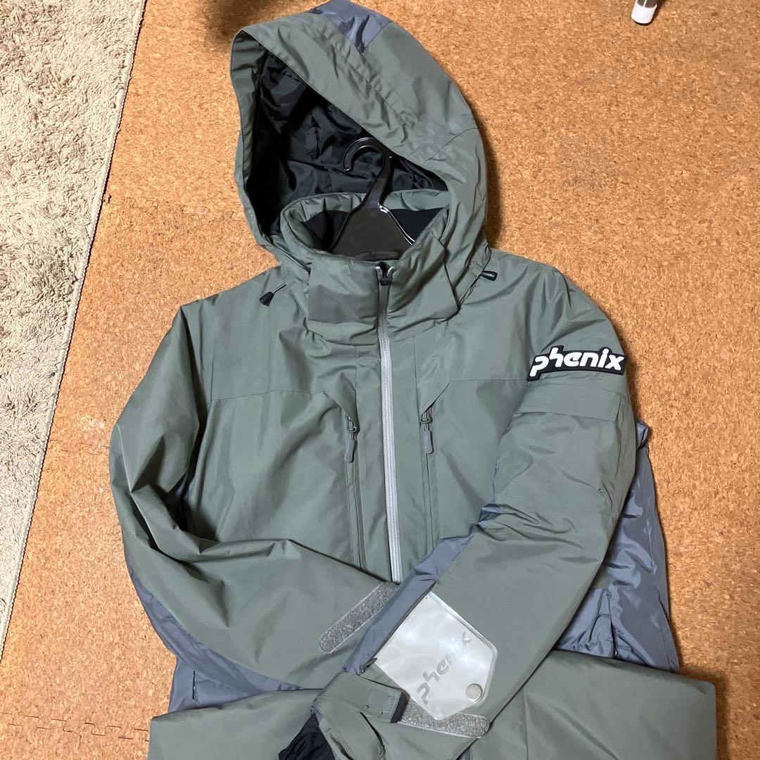 phenix スキーウェア 上下M グレー　➕　グローブ