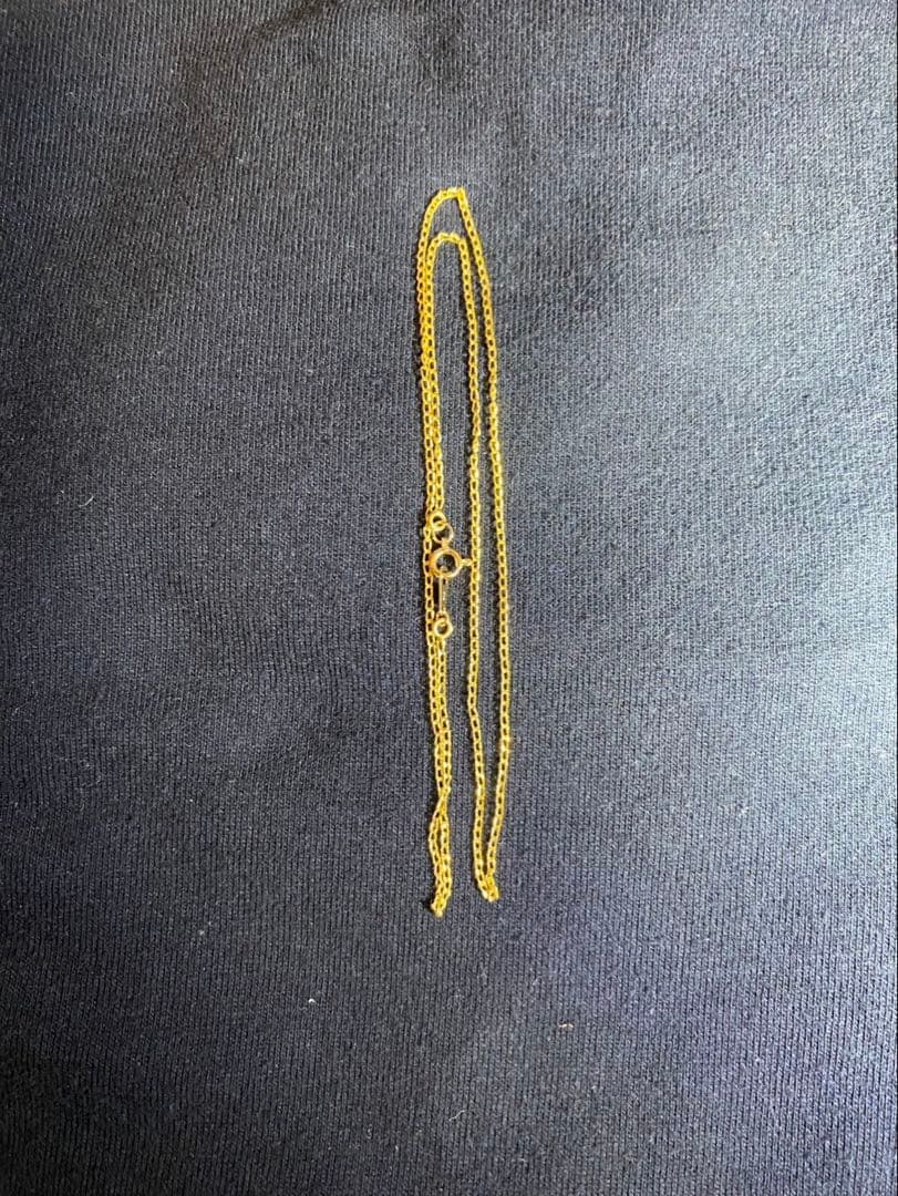 K18 刻印付き　ネックレス