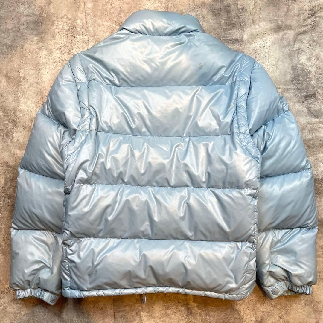 MONCLER モンクレール 2WAY ダウンジャケット ブルー 袖着脱可能