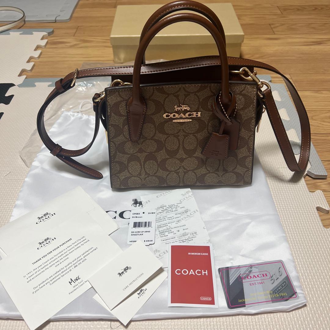 COACH ショルダーバッグ ブラウン