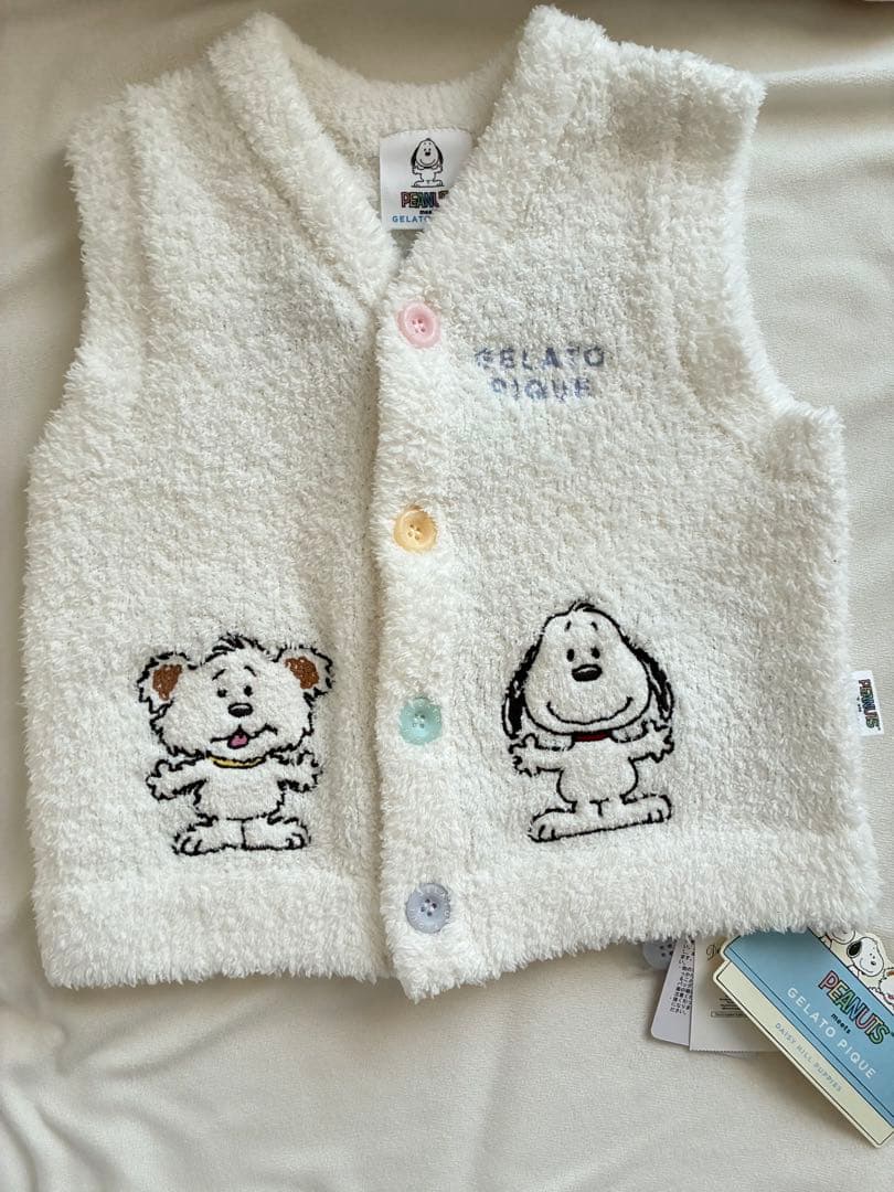 Gelato Pique スヌーピー　ベビモコベスト