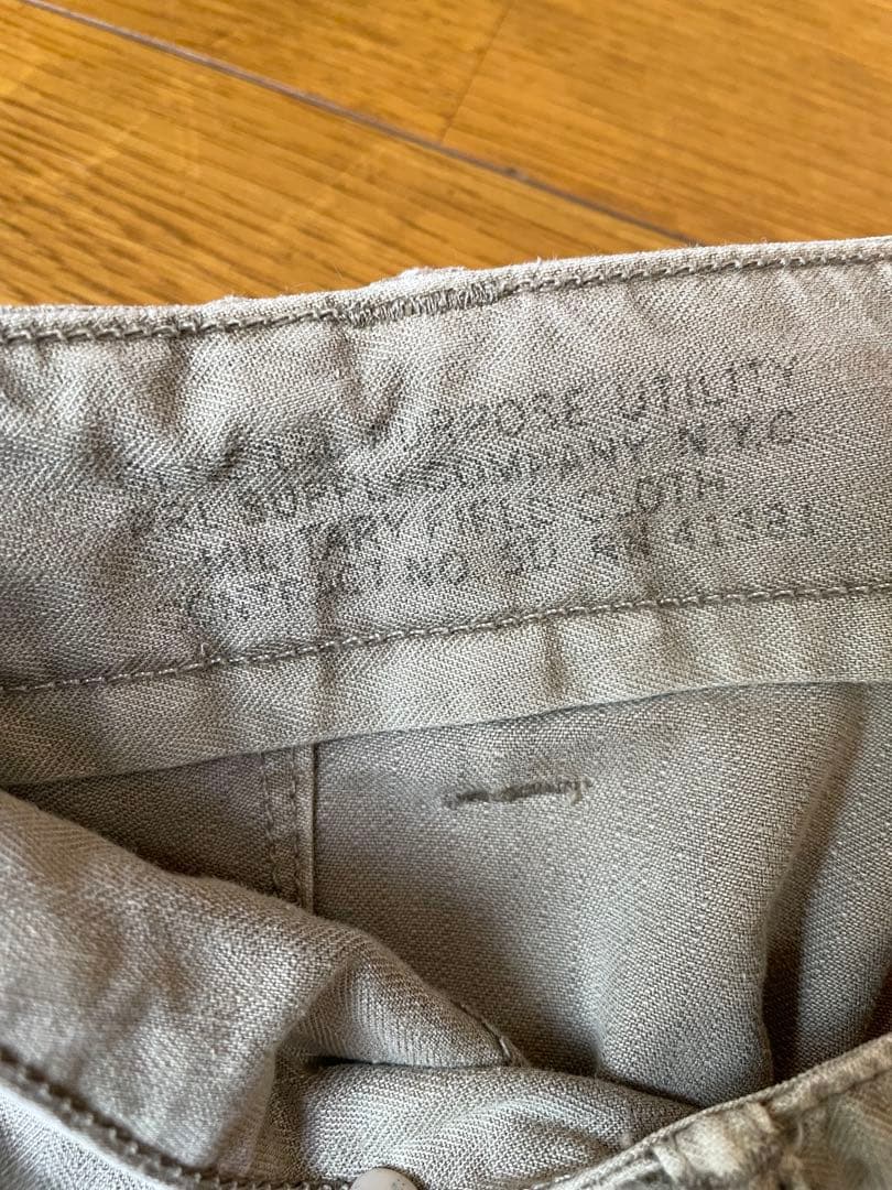 ペイント加工 カーキショートパンツ サイズ25