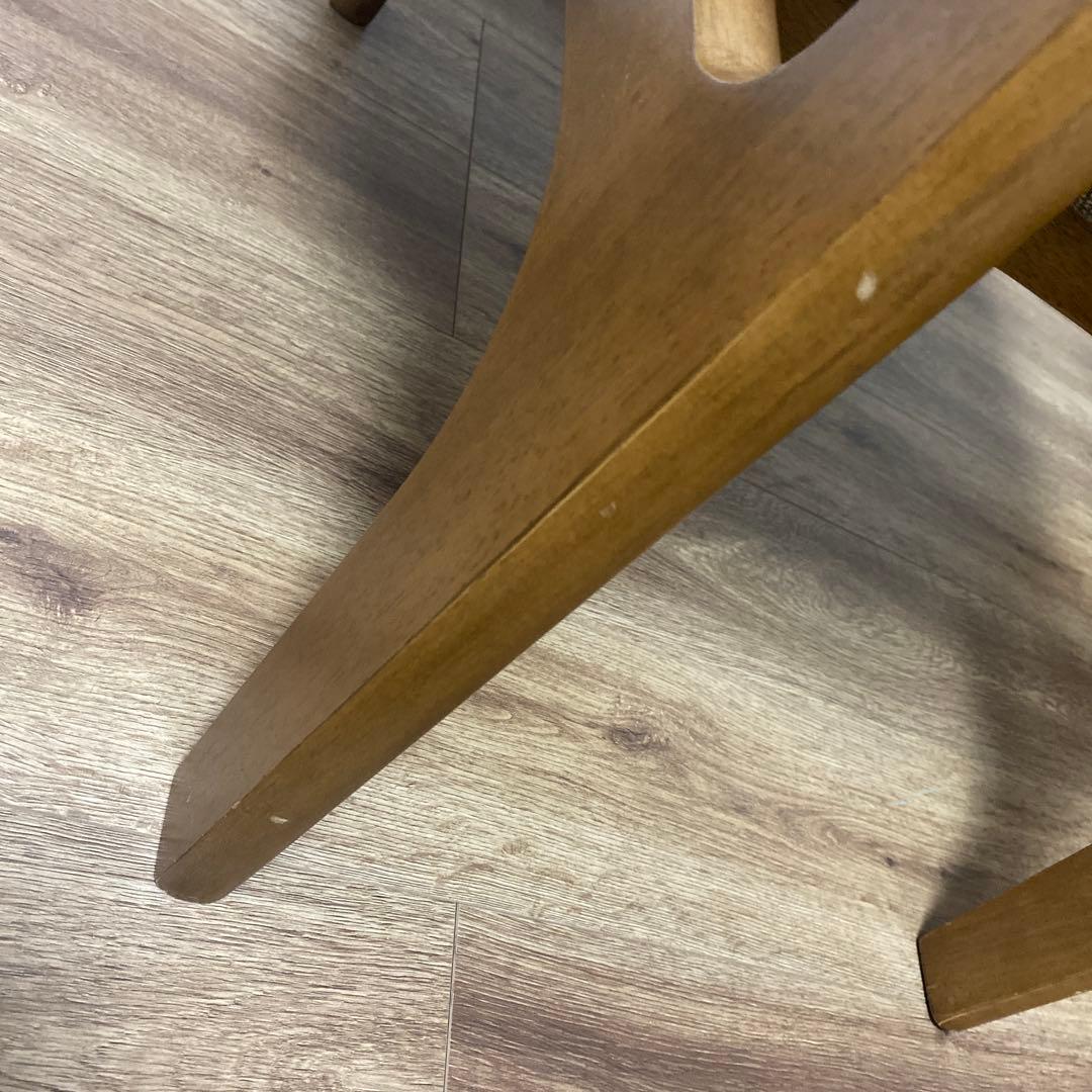 ニトリ　リビングダイニング１人用チェアN シールド リラックスワイド　天然木