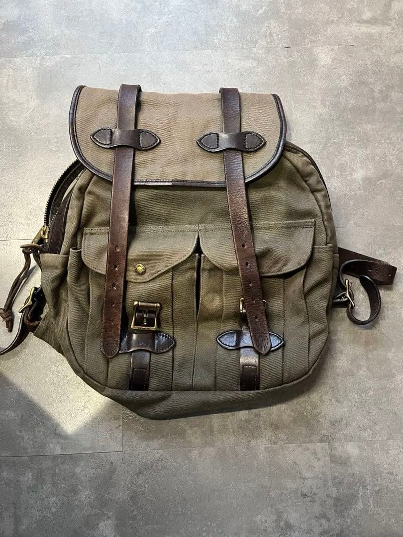 FILSON レザー　キャンバス　バックパック