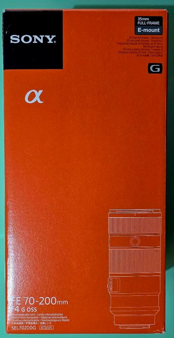 極美品　SONY FE 70-200mm F4 G OSS レンズ