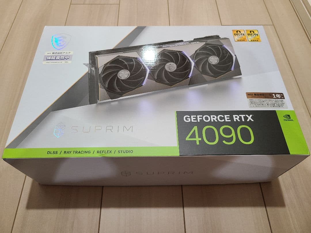 グラフィックボード・グラボ・ビデオカード MSI SUPRIM GeForce RTX 4090